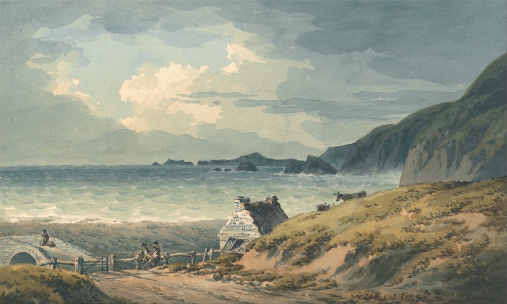 La frontière nord de St. Brides Bay - John Warwick Smith