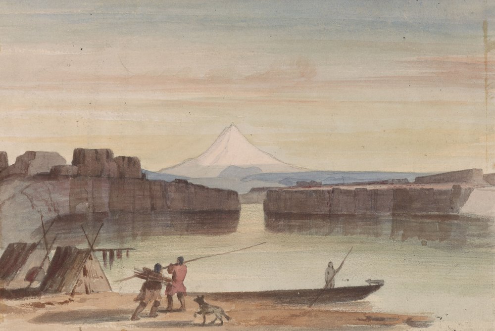 Les Dalles du mont Columbia, vues vers l’ouest - John Mix Stanley