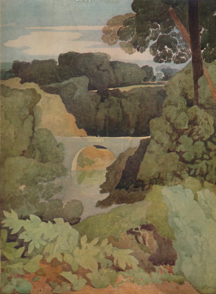 Nouveau pont, Durham, 1923 - John Sell Cotman