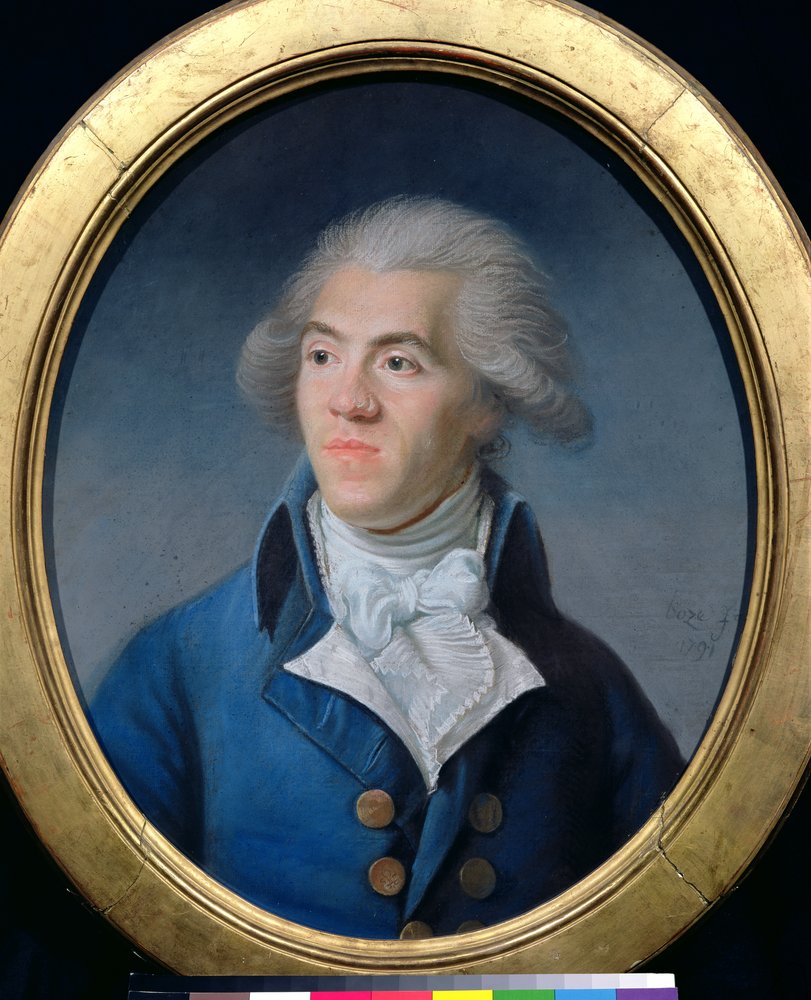 Portrait présumé d'Antoine Barnave (1761-93) 1791