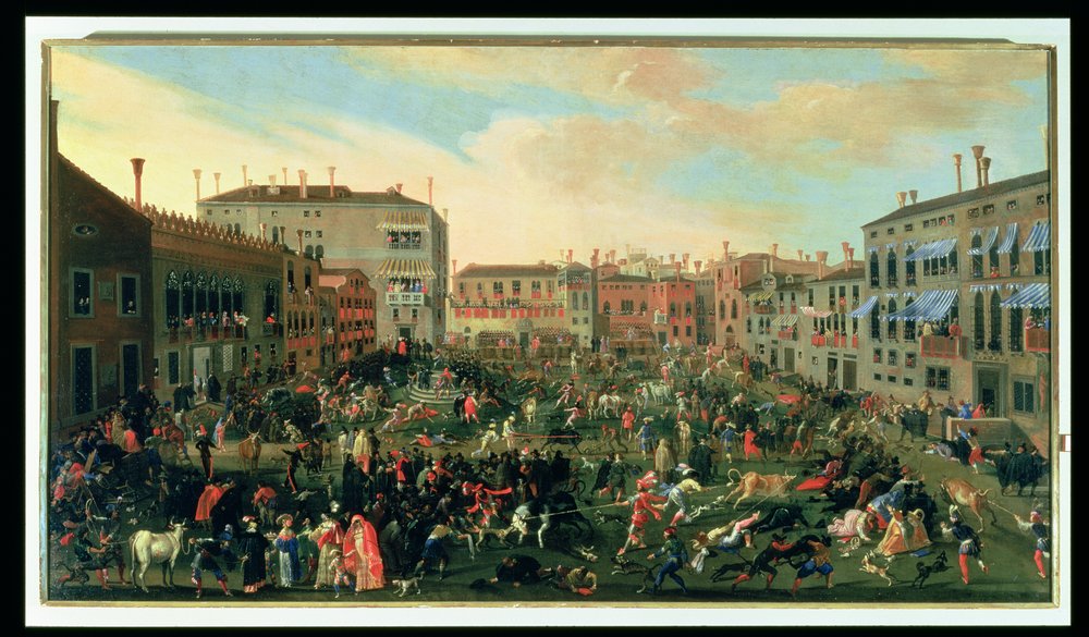 Fête des Taureaux, Campo San Polo - Joseph Heintz der Jüngere