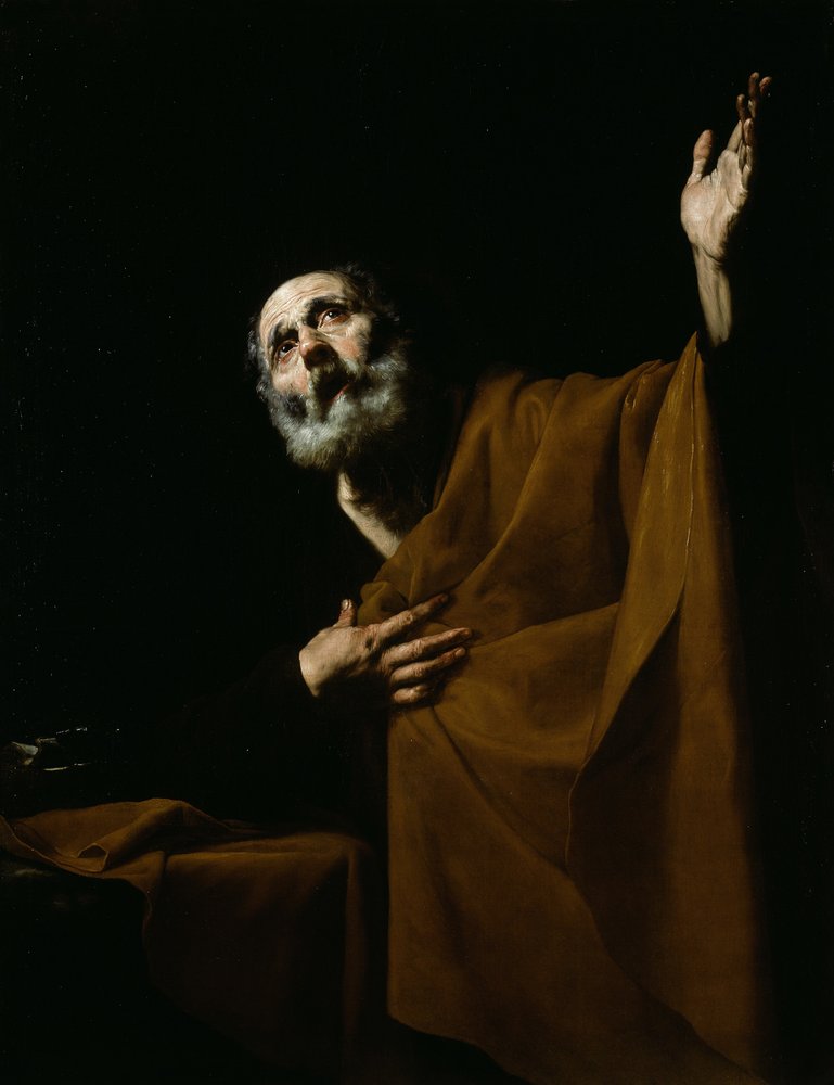 Saint Pierre pénitent - Jusepe de (1591-1652) Ribera