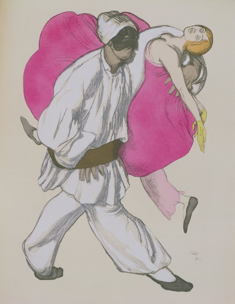 Costumes pour Pamina et Monostatos dans 'La Flûte Enchantée' de ...