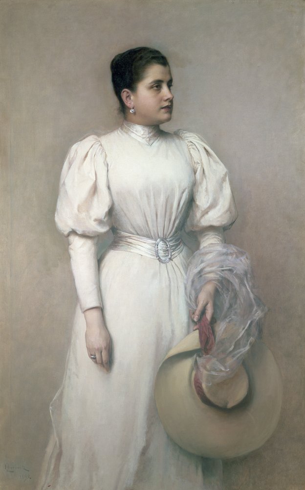 Marie Renard, chanteuse d'opéra à l'Opéra de la Cour et épouse de Kinsky, 1893 - Leopold Horovitz