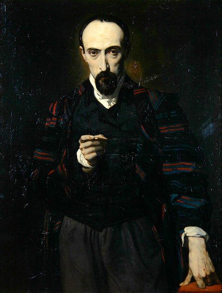 Portrait d'Achille Deveria (1800-57) | Louis Boulanger