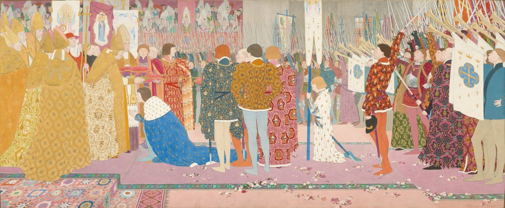 Le couronnement du Dauphin à Reims (série Jeanne d