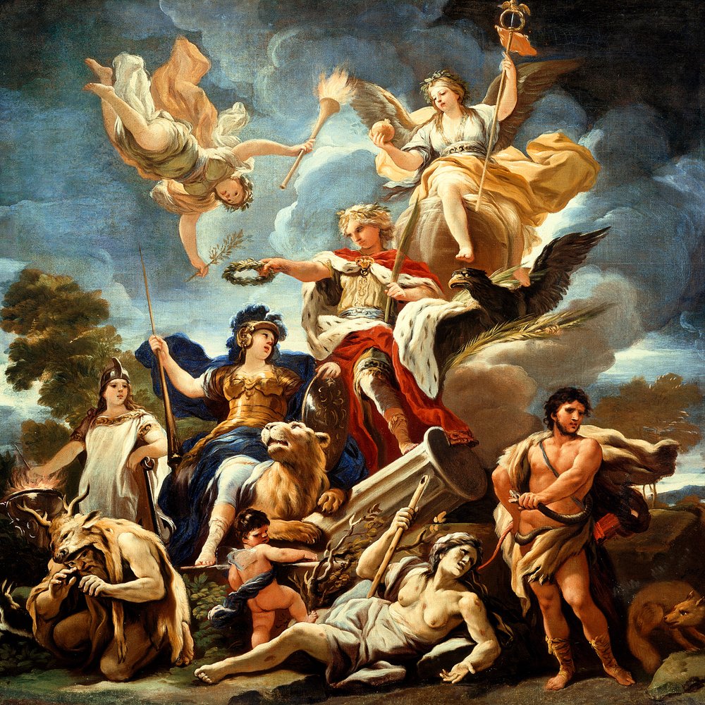 Allégorie de la forteresse, par Luca Giordano - Luca Giordano