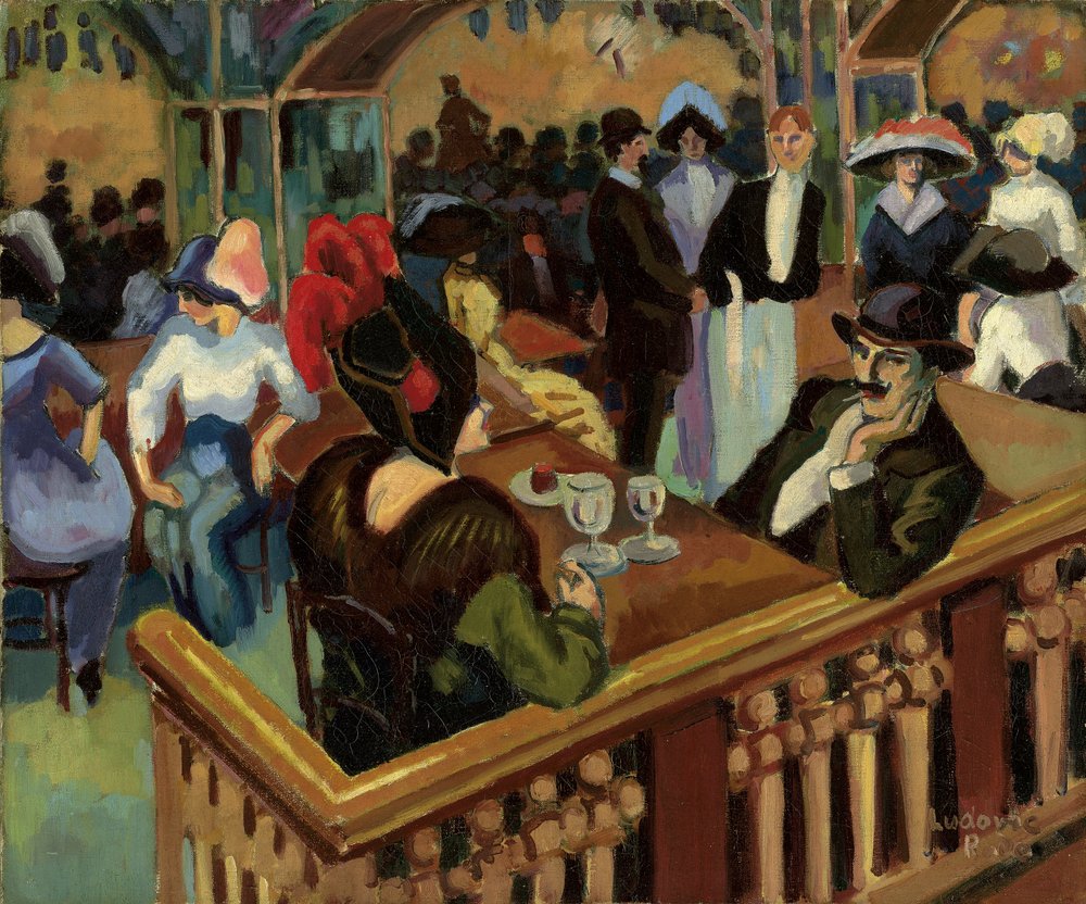 Café Parisien (Bal Tabarin) - Ludovic-Rodolphe Pissarro