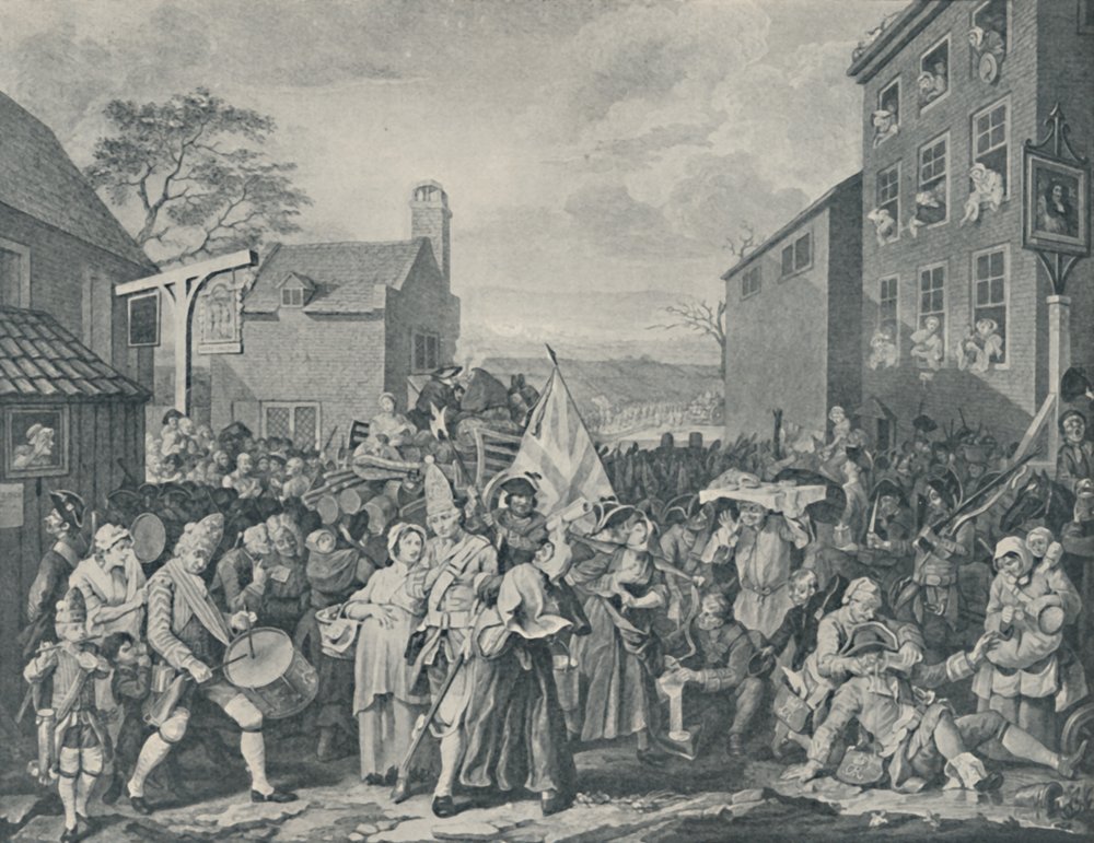 La marche des gardes vers l