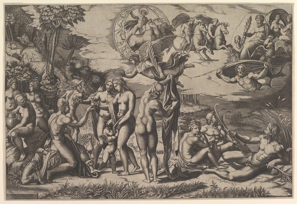 Le Jugement de Pâris, 1515-27 - Marco Dente