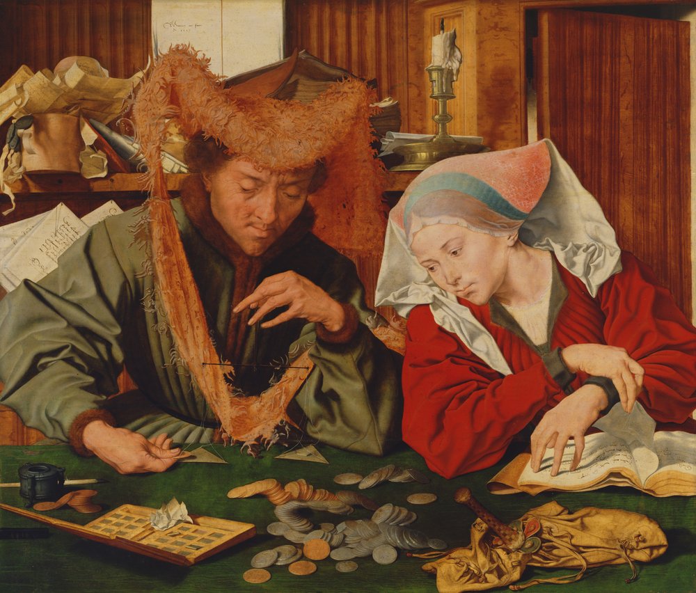 Le changeur et sa femme, 1539 - Marinus van Roejmerswaelen