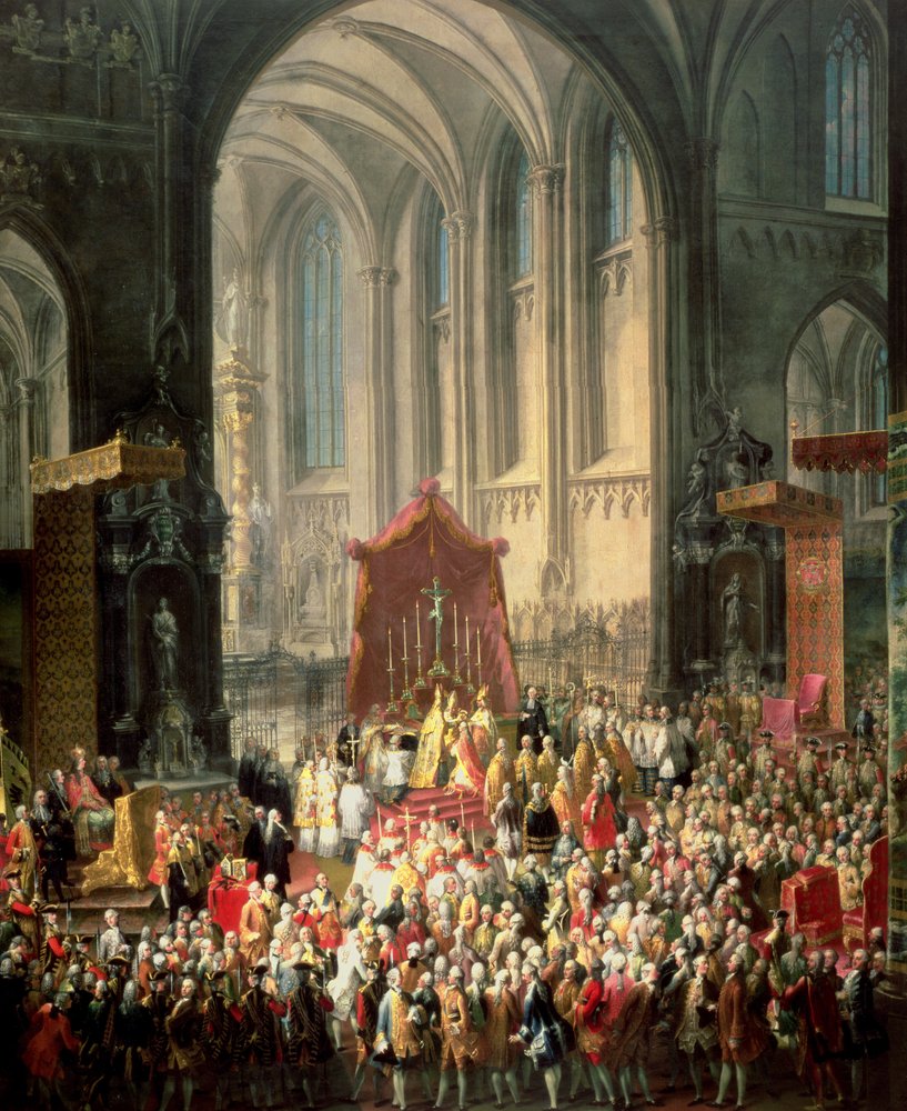 Le Couronnement de Joseph II (1741-90) comme empereur d