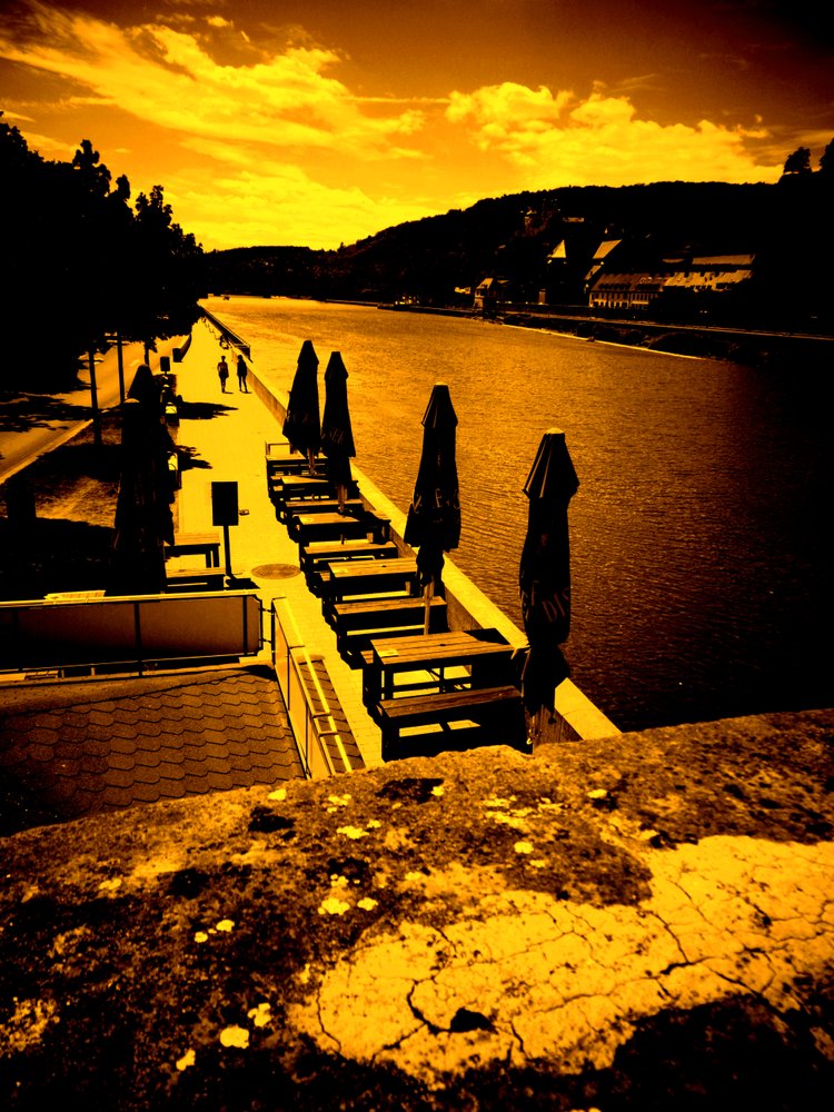 Près du vieux pont du Main à Wurtzbourg - Martina Konitzky