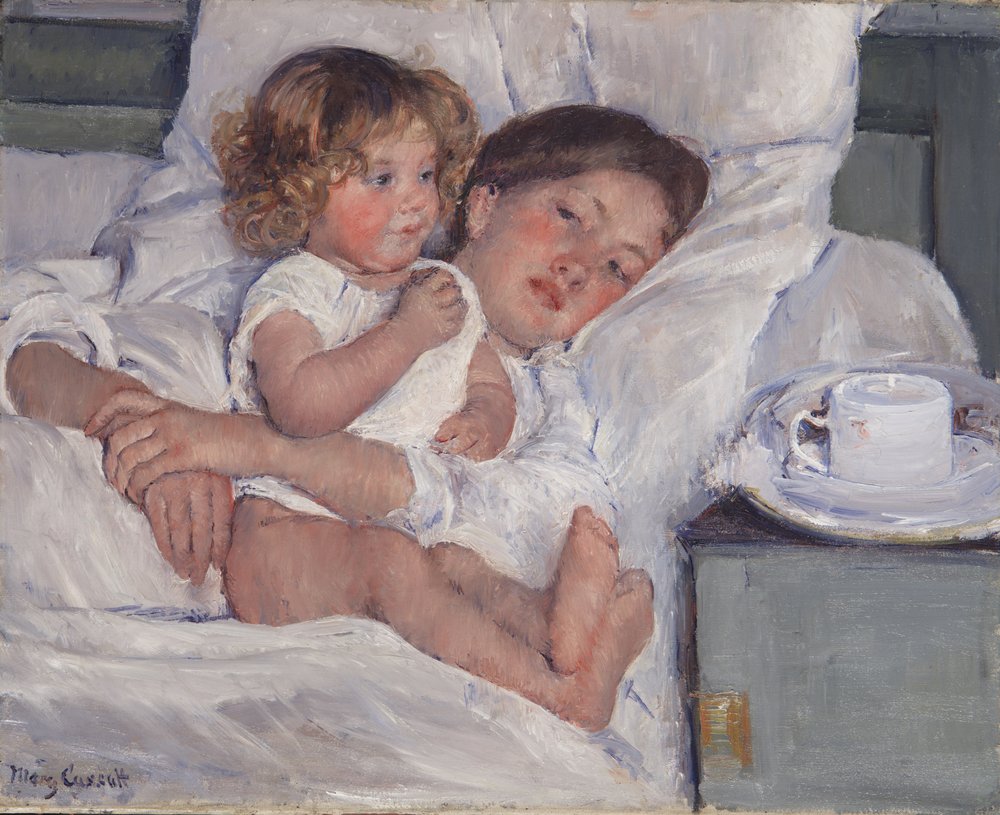 Petit déjeuner au lit, 1897 - Mary Cassatt