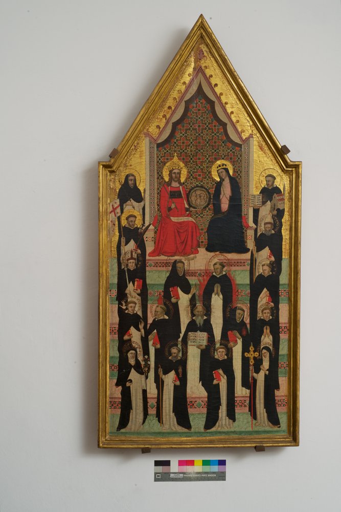 La Vierge, le Christ et 17 saints - Master of the Dominican Effigies