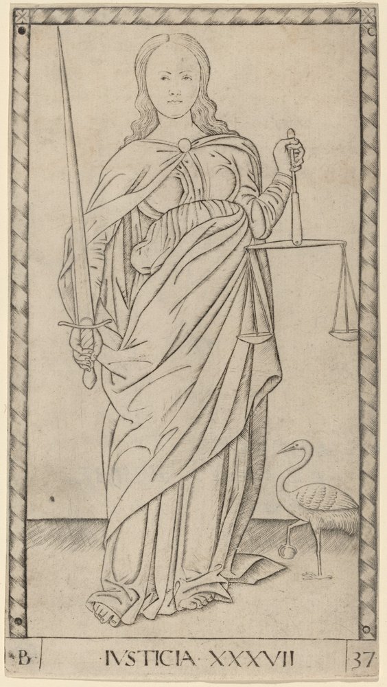 Justice - Master of the E-Series Tarocchi