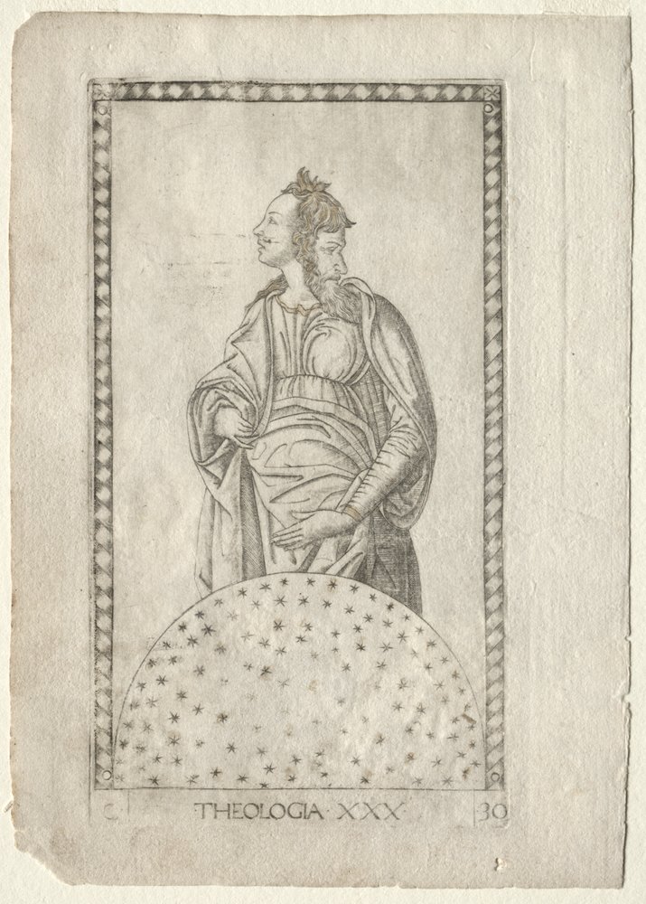 Théologie (de la série Tarocchi, C: Arts Libéraux, #30) - Master of the E-Series Tarocchi