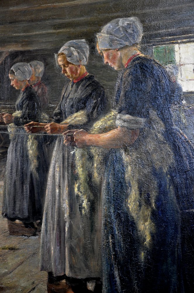 Grange à lin à Laren 1887 - Max Liebermann