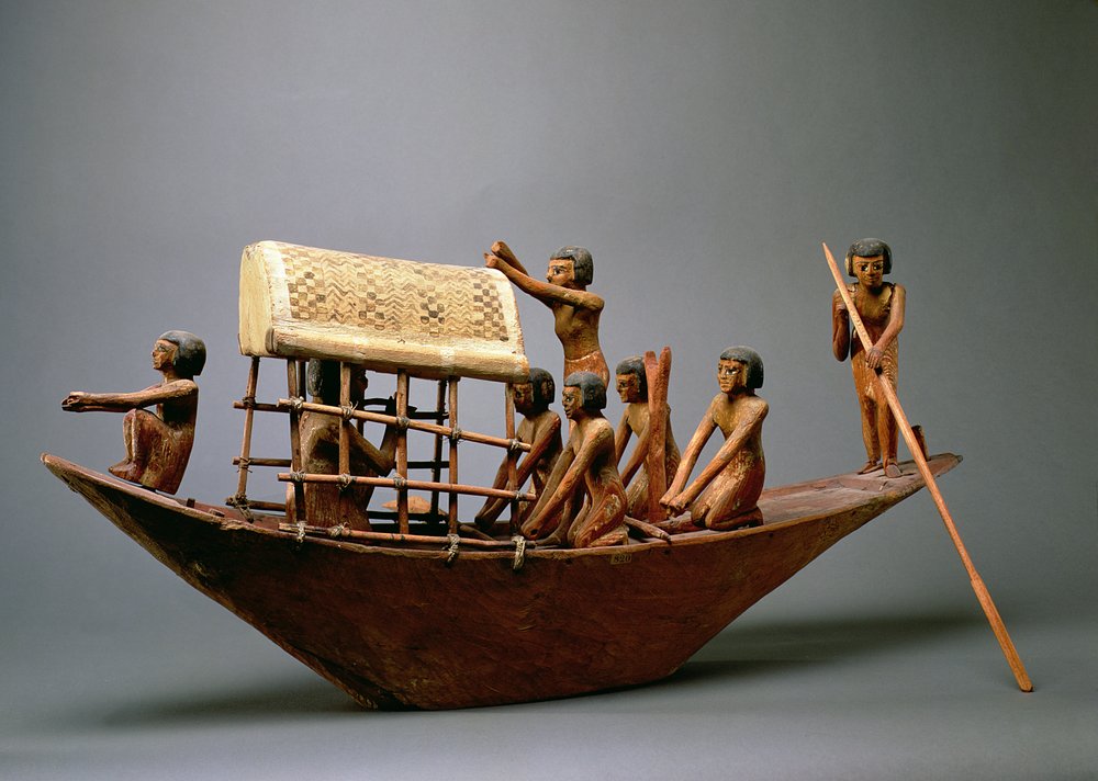 Modèle funéraire de navire, vers 2000 av. J.-C. - Middle Kingdom Egyptian