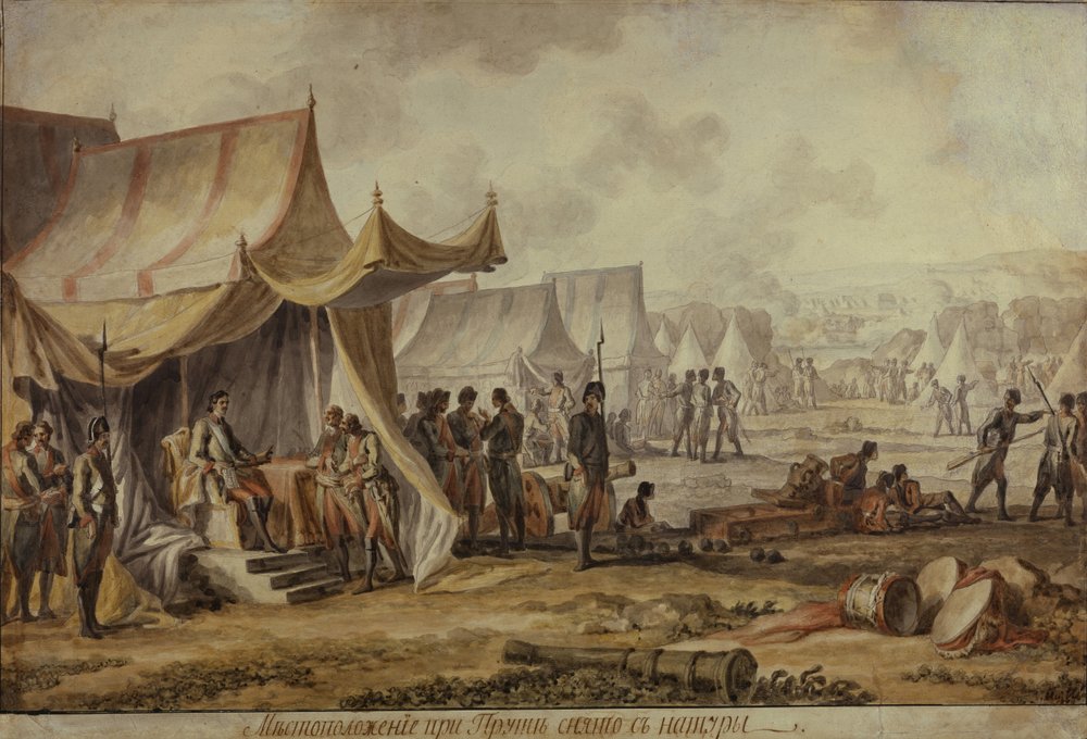 Pierre Ier à la rivière Pruth - Mikhail Matveevich Ivanov