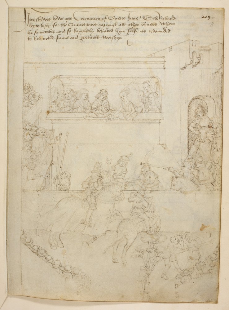 Les 'Beauchamp Pageants', c.1483 (encre sur parchemin)