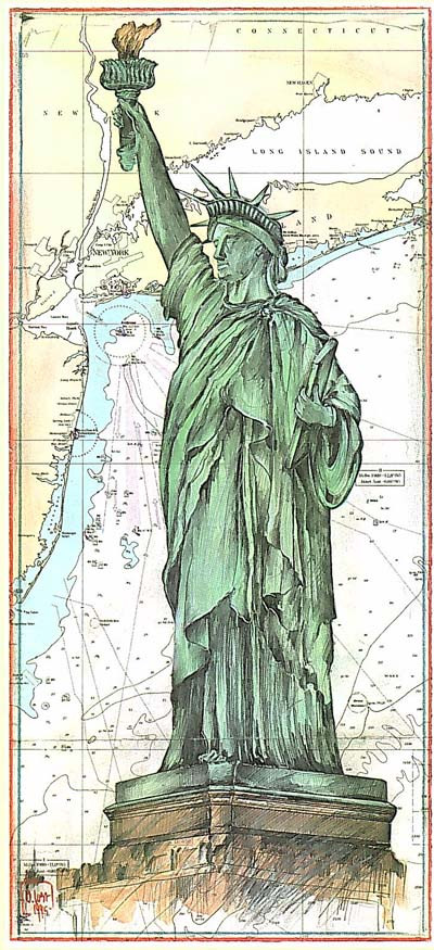Statue de la Liberté - petite - Ole West
