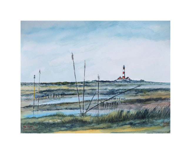 Anciens balisages de chenal (Westerheversand) - Ole West