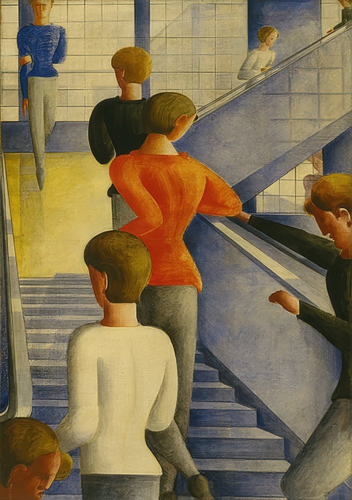 Escalier du Bauhaus, 1932 - Oskar Schlemmer