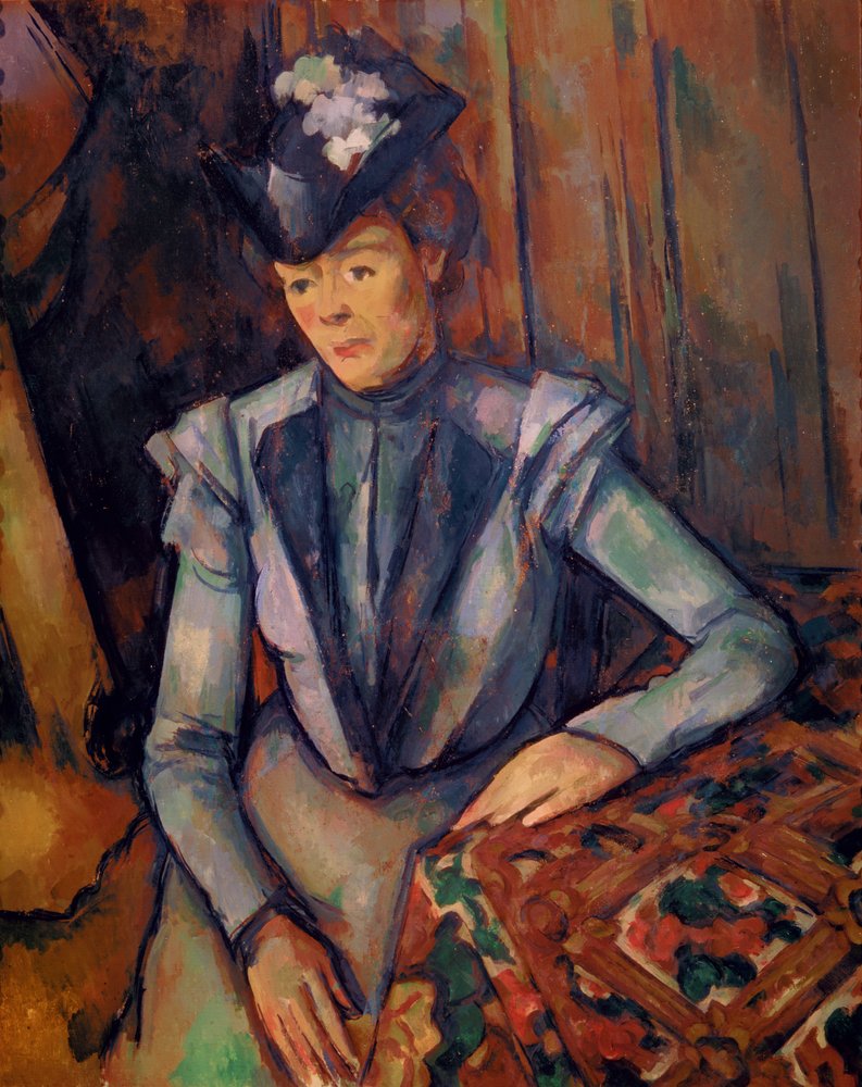 Femme en bleu (Madame Cézanne), 1900-02 - Paul Cézanne