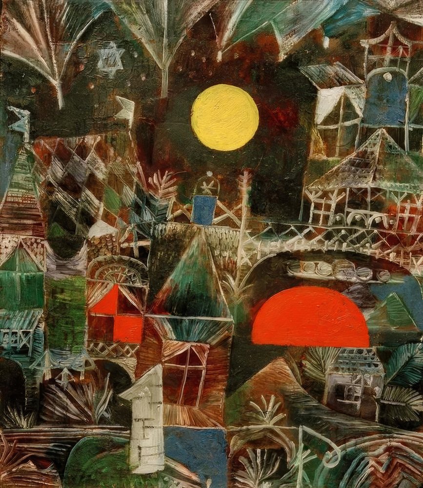 Lever de lune - Coucher de soleil - Paul Klee