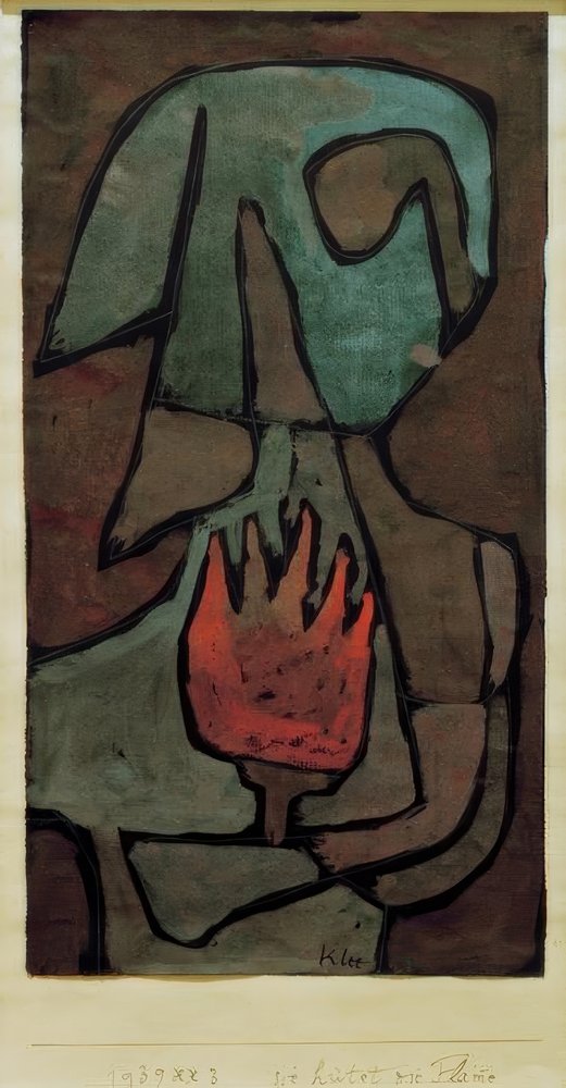 Elle garde la flamme - Paul Klee