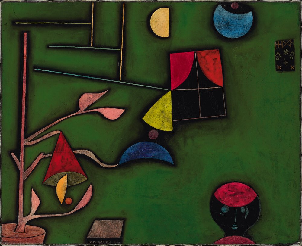Nature Morte avec Plante et Fenêtre - Paul Klee