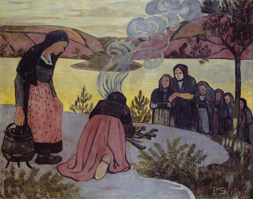 Le feu dehors ou Les Mammau, 1893 - Paul Sérusier