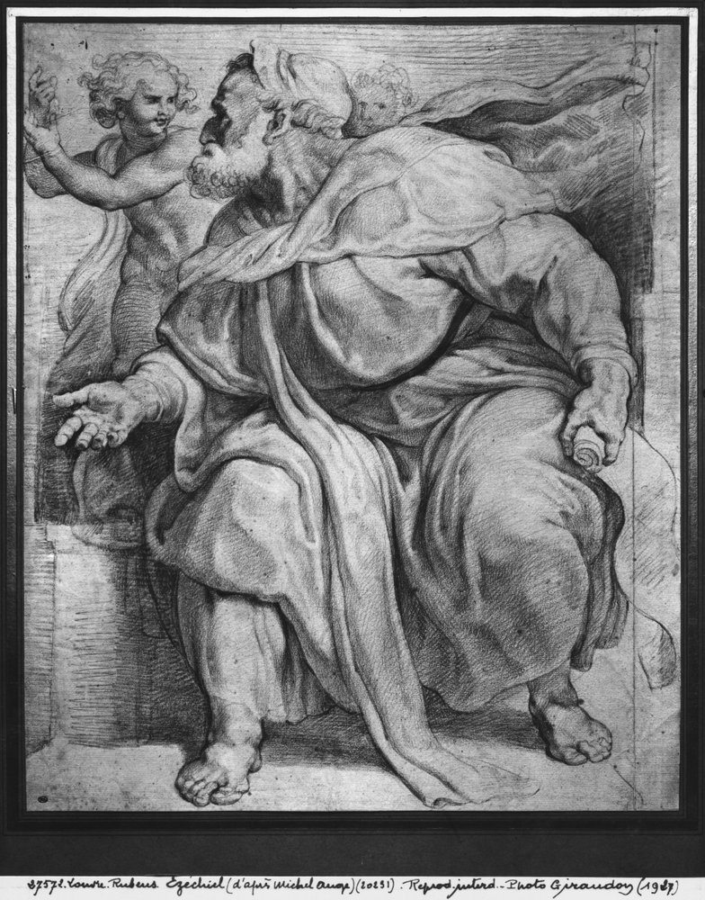 Le prophète Ézéchiel, d'après Michel-Ange Buonarroti