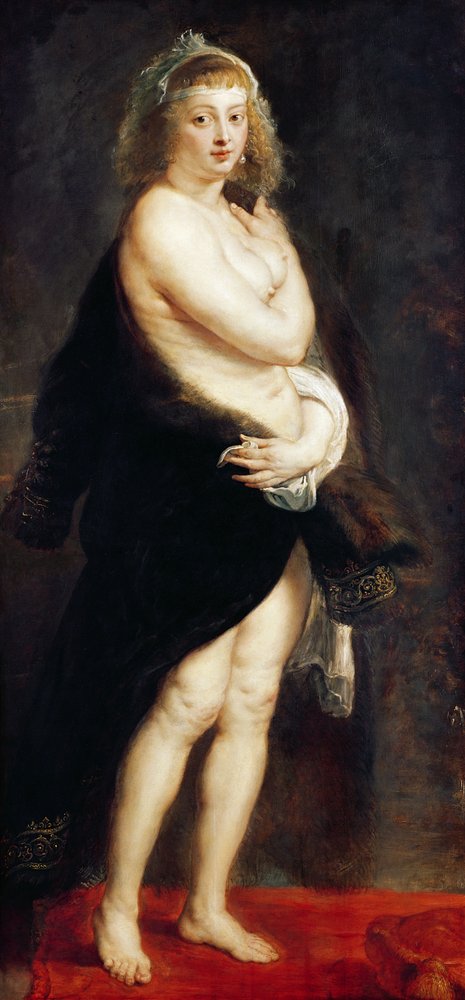 Hélène Fourment enveloppée de fourrure, 1636-38 - Peter Paul Rubens