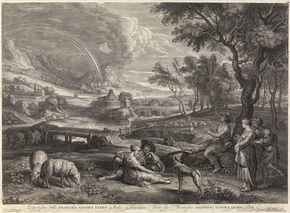 Paysage avec arc-en-ciel et berger | Peter Paul Rubens