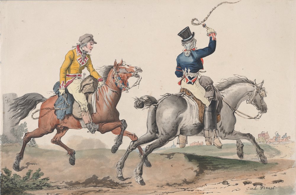 Route de poste, 1817 - Philibert-Louis Debucourt