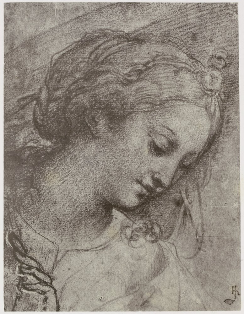 Carlo Dolci, Tête de la Vierge - Philip Henry Delamotte