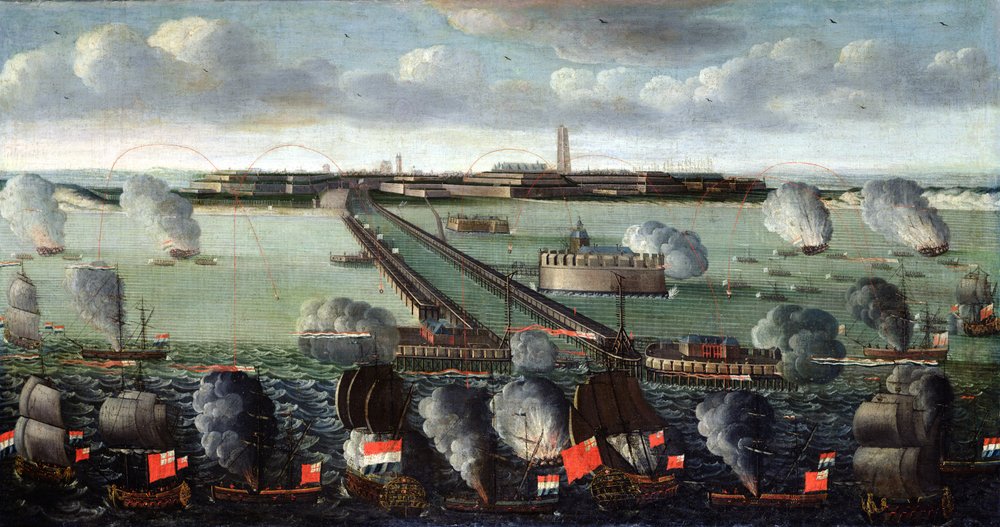 Le bombardement de Dunkerque, 11 août 1695, 1717-18 - Philippe Jonaert