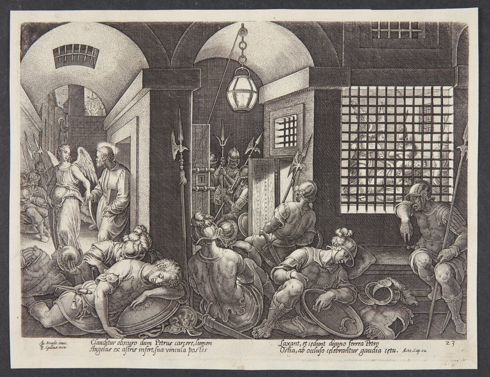 Saint Pierre libéré de prison par l
