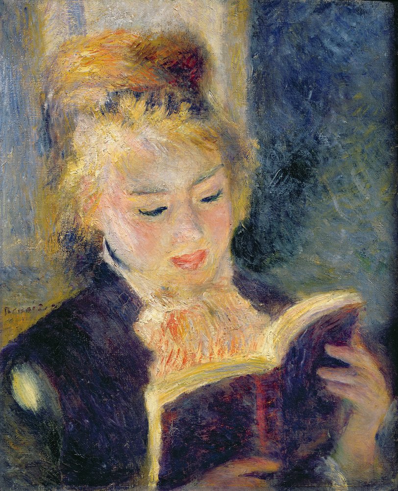 Fille lisant, 1874 - Pierre-Auguste Renoir