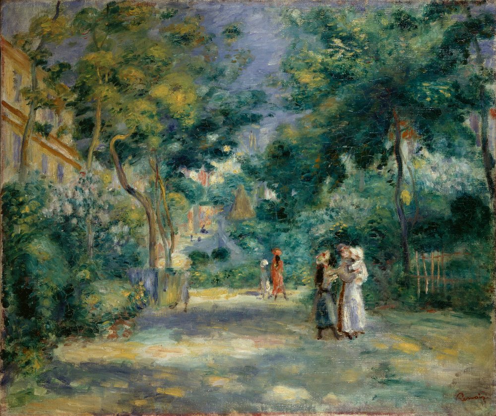 Un jardin à Montmartre, 1890-1899 | Estampe d'art