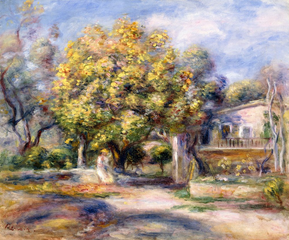 Maisons à Cagnes, vers 1905 - Pierre-Auguste Renoir