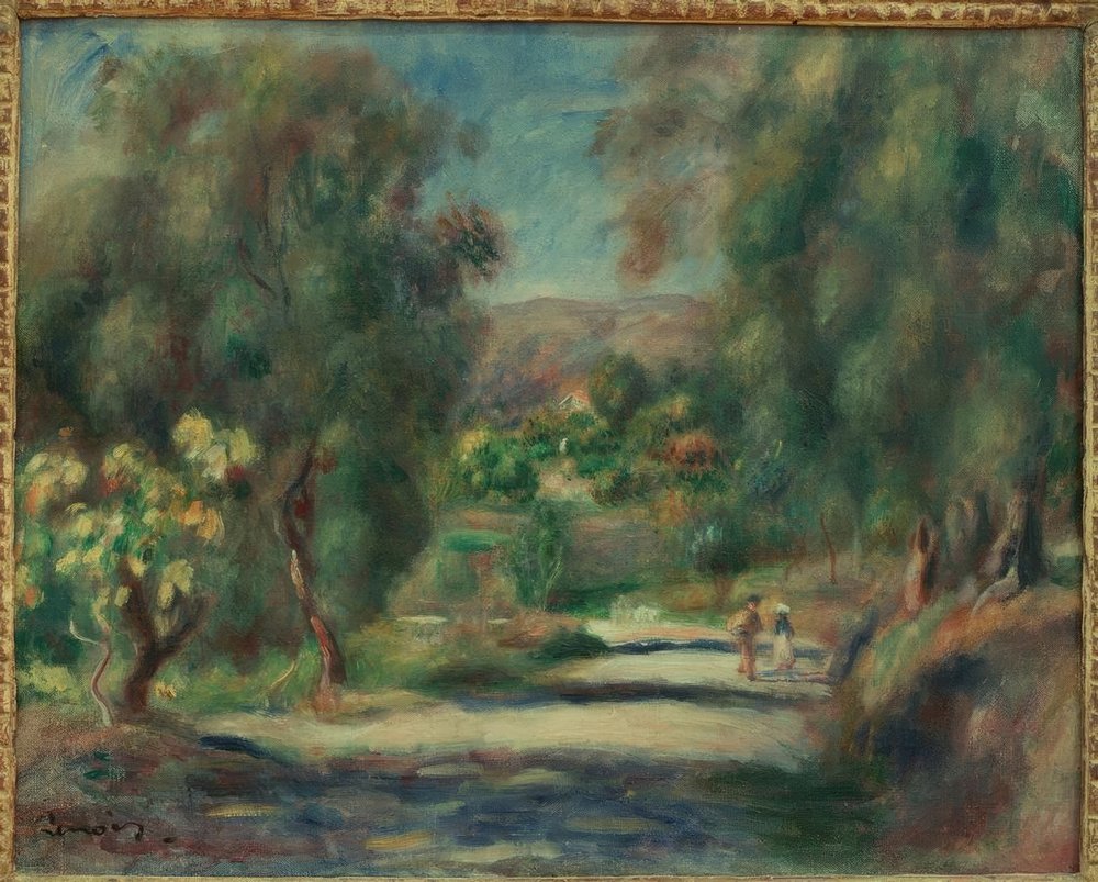 Paysage de Cagnes | Pierre-Auguste Renoir | Estampe d'art