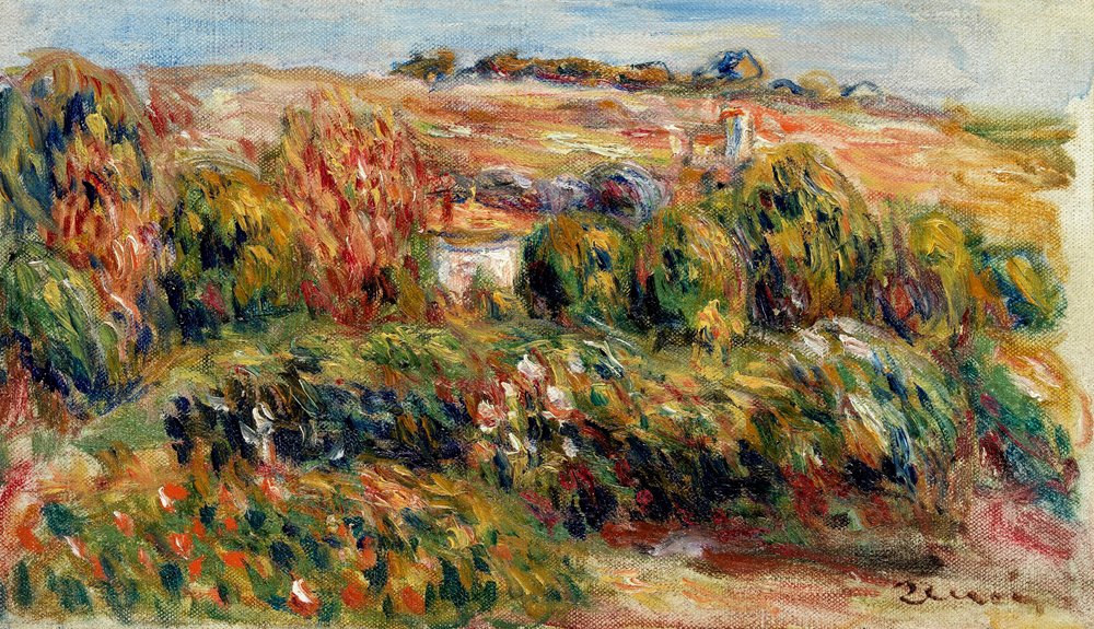 Women in a Landscape - Pierre-Auguste Renoir