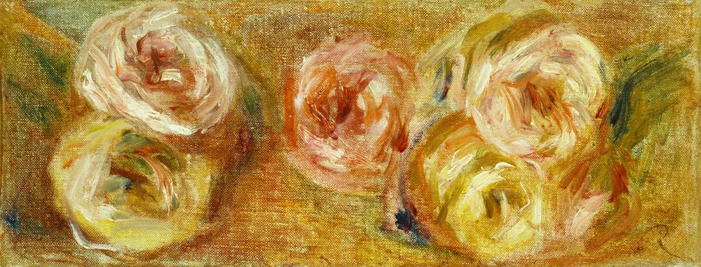 Roses éparses, vers 1915 - Pierre-Auguste Renoir