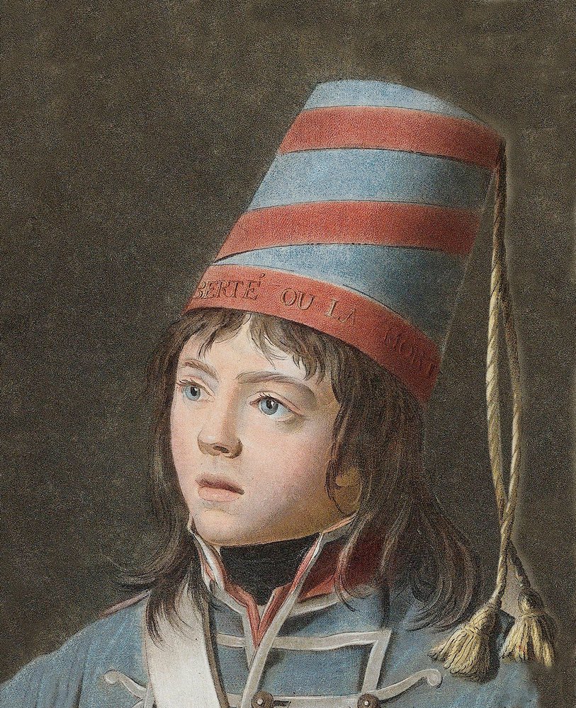 Joseph Bara (1779-1793) - Joseph Bara ou Barra (1780-1793) est un enfant héros de la Révolution française qui a combattu en Vendée pour la République. Gravure de Pierre Michel Alix (1762-1817) - Pierre Michel Alix