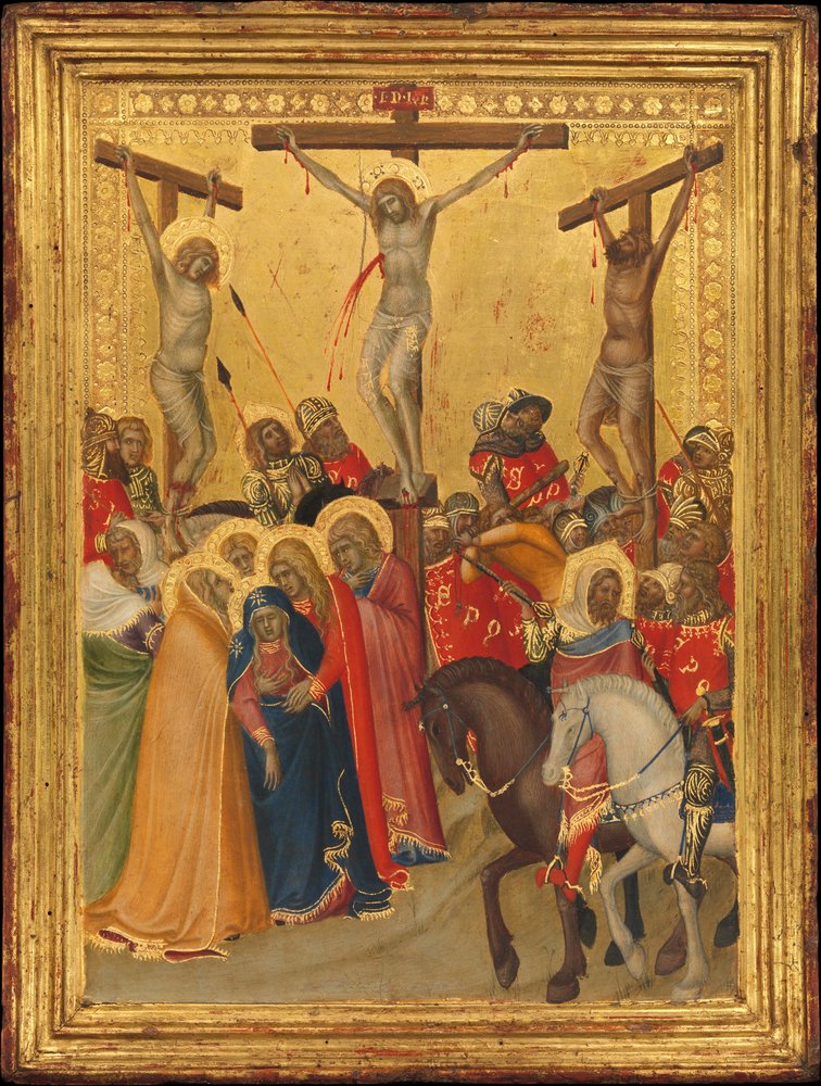 La Crucifixion, années 1340 - Pietro Lorenzetti