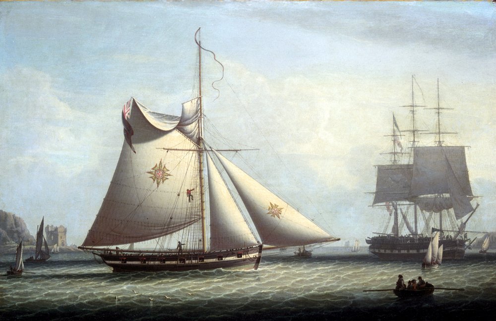 Un cutter maltais, vers 1780 - R. Saloman