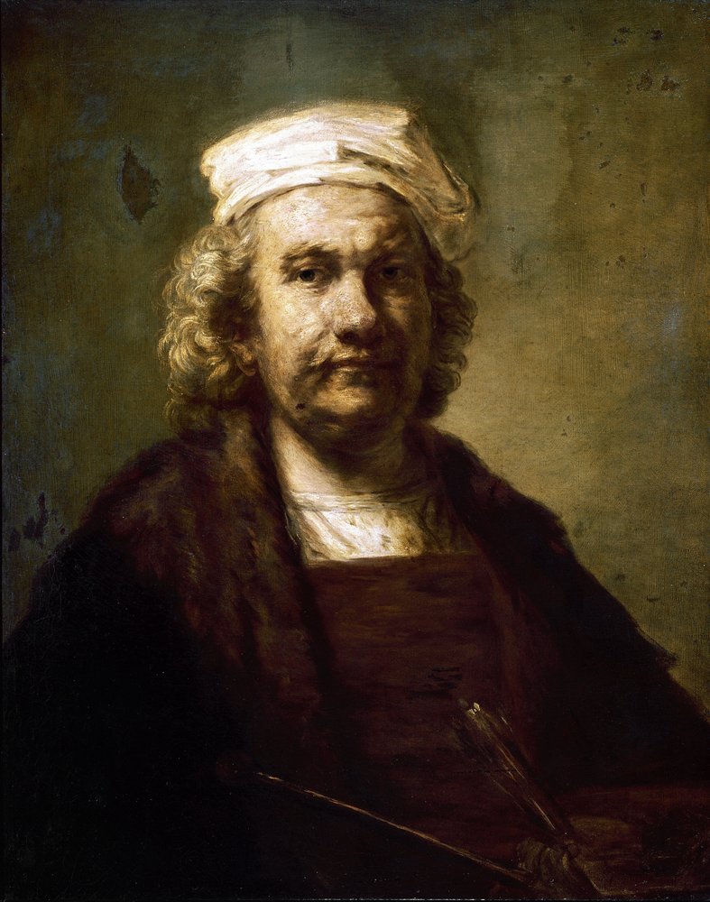 Autoportrait | Rembrandt van Rijn | Estampe d'art